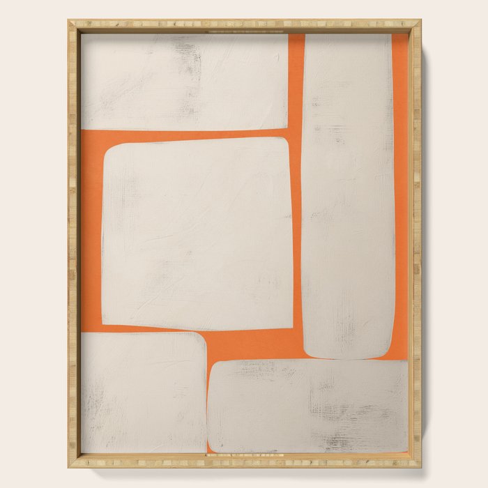 Soft Shapes in Balance III Serving Tray Gallery Image 1