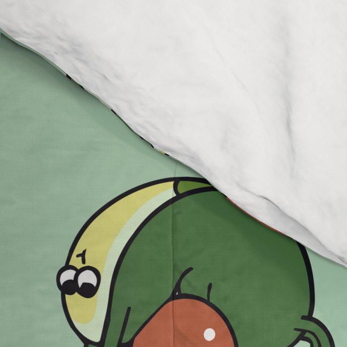 Avocado Yoga With The Seed Comforter Gallery Image 4