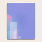 Abstract geometric pixel city 6 Notebook Gallery Image 4
