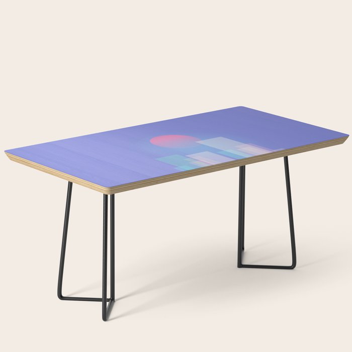 Abstract geometric pixel city 6 Coffee Table Gallery Image 1