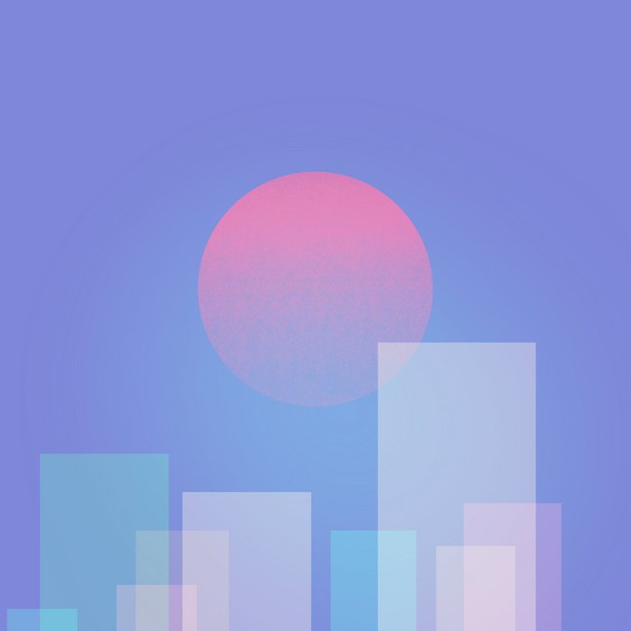 Abstract geometric pixel city 6 Coffee Mug Gallery Image 2