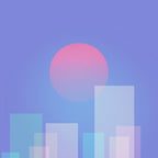 Abstract geometric pixel city 6 Coffee Mug Gallery Image 2