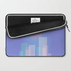 Abstract geometric pixel city 6 Laptop Sleeve Gallery Image 2