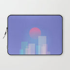 Abstract geometric pixel city 6 Laptop Sleeve Gallery Image 1