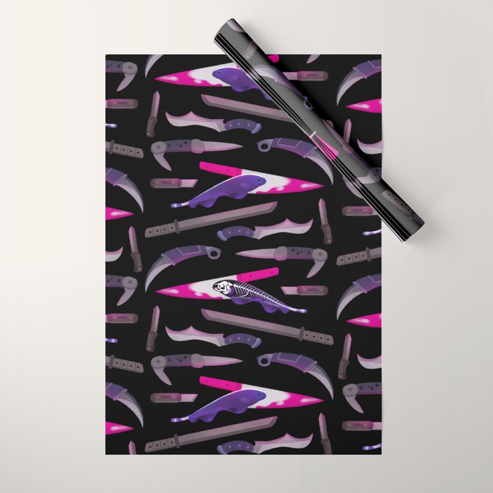 Ghost Knife fish Wrapping Paper Gallery Image 1