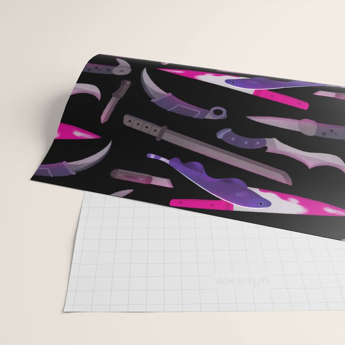 Ghost Knife fish Wrapping Paper Gallery Image 2