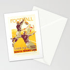 1926 Notre Dame By South Shore Line Advertising Poster Stationery Card Gallery Image 2