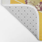 1926 Notre Dame By South Shore Line Advertising Poster Bath Mat Gallery Image 2