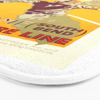 1926 Notre Dame By South Shore Line Advertising Poster Bath Mat Gallery Image 3