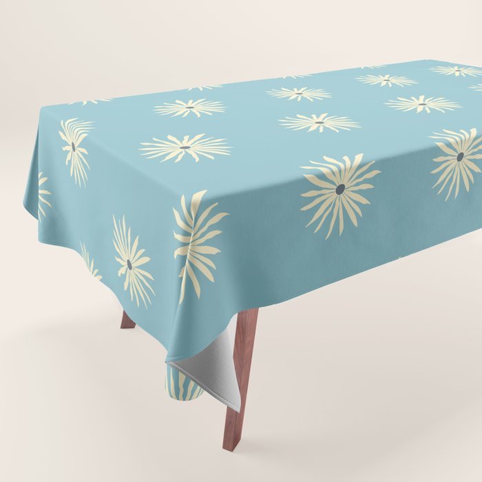 Retro Sun - Blue Sky Tablecloth Gallery Image 1