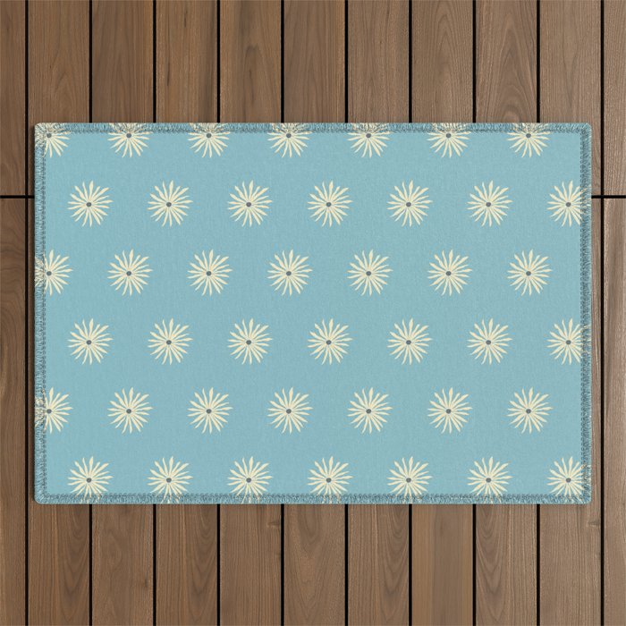 Retro Sun - Blue Sky Outdoor Rug Gallery Image 1