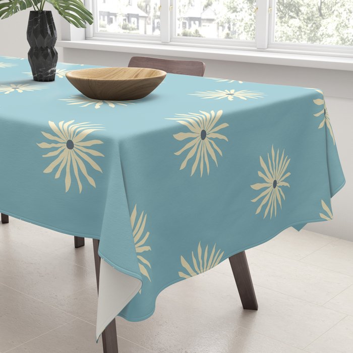 Retro Sun - Blue Sky Tablecloth Gallery Image 3
