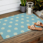 Retro Sun - Blue Sky Outdoor Rug Gallery Image 2