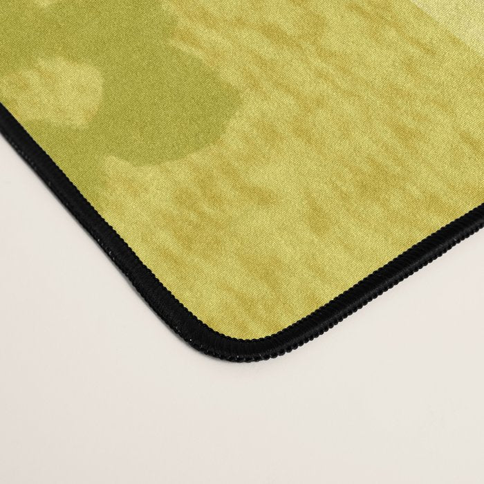 Sweet Strawberry Plant Friends in Yellow & Pink Desk Mat Gallery Image 4