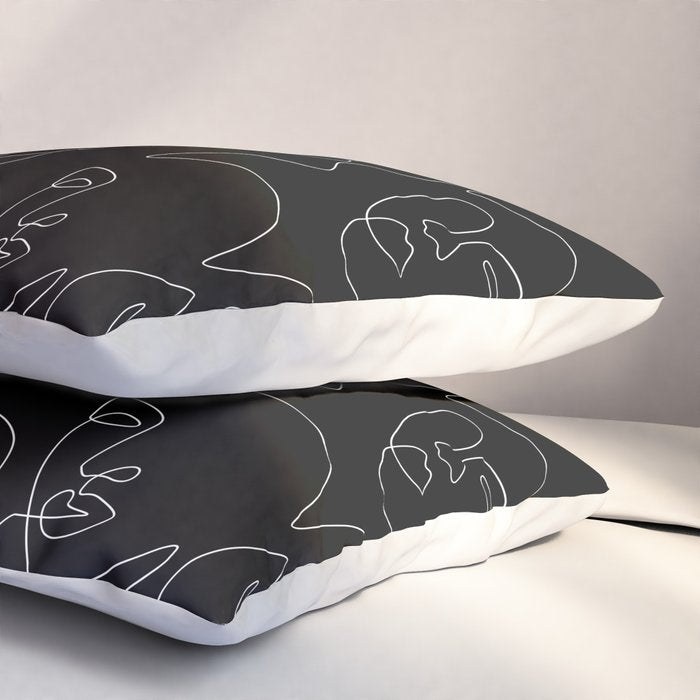 Face Lace Pillow Sham Gallery Image 3