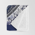 Vintage Celestial Constellations 17th Cenurty Star Map - Star Chart of the Constellations Throw Blanket Gallery Image 3