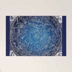 Vintage Celestial Constellations 17th Cenurty Star Map - Star Chart of the Constellations Welcome Mat Gallery Image 1