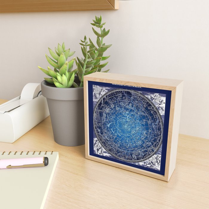 Vintage Celestial Constellations 17th Cenurty Star Map - Star Chart of the Constellations Mini Art Print Gallery Image 2