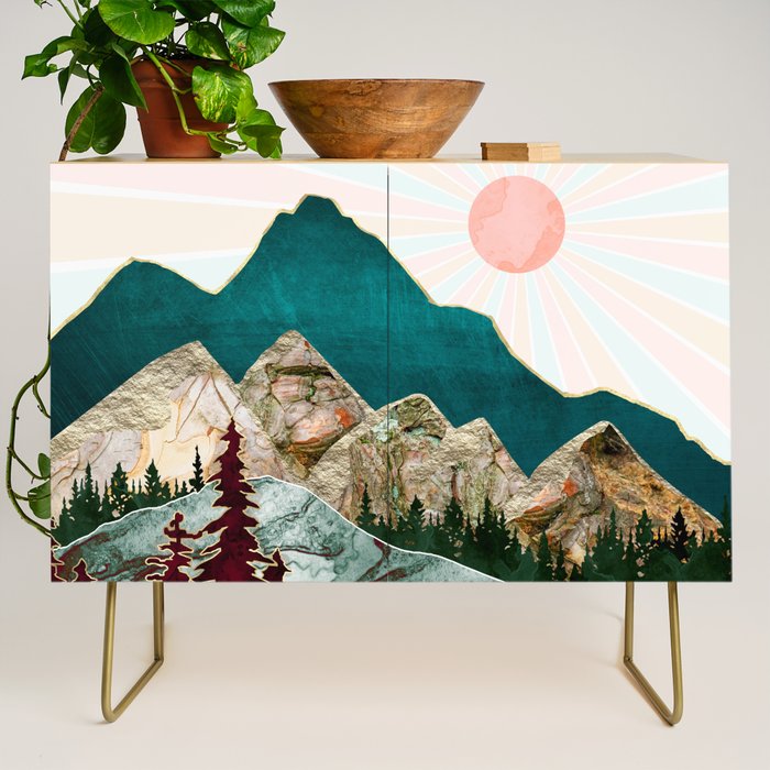 Retro Autumn Vista II Credenza Gallery Image 1