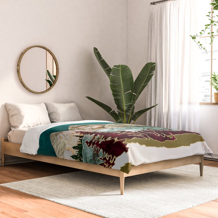 Retro Autumn Vista II Comforter Gallery Image 2