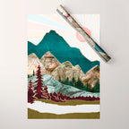 Retro Autumn Vista II Wrapping Paper Gallery Image 1