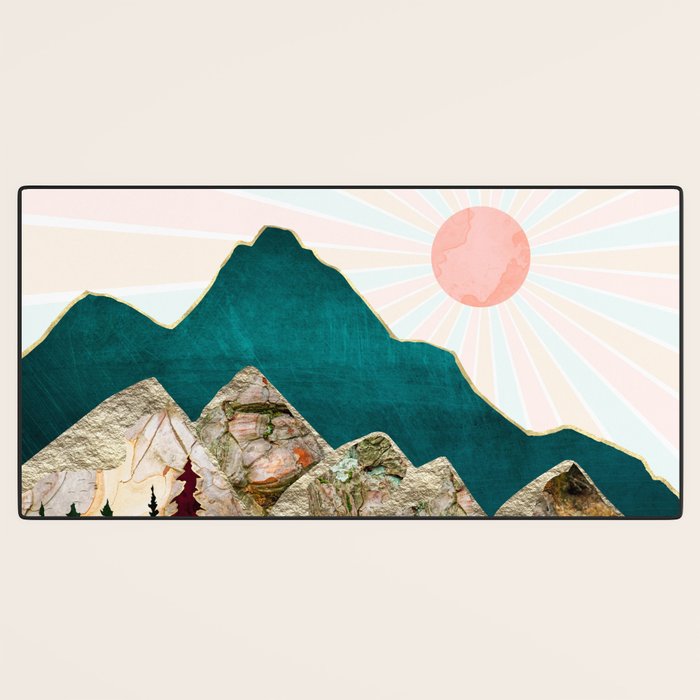 Retro Autumn Vista II Desk Mat Gallery Image 3