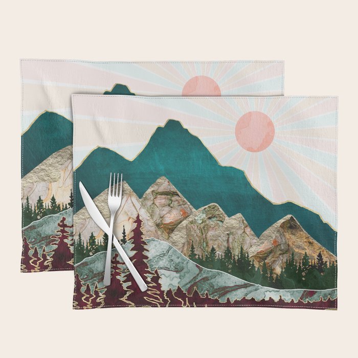 Retro Autumn Vista II Placemat Gallery Image 1