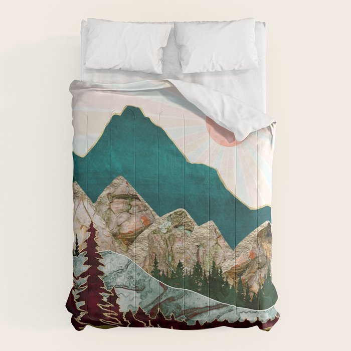 Retro Autumn Vista II Comforter Gallery Image 1