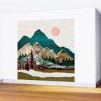 Retro Autumn Vista II Wall Mural Gallery Image 2