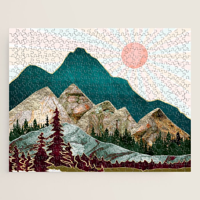 Retro Autumn Vista II Jigsaw Puzzle Gallery Image 1
