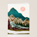 Retro Autumn Vista II Stationery Card Gallery Image 2