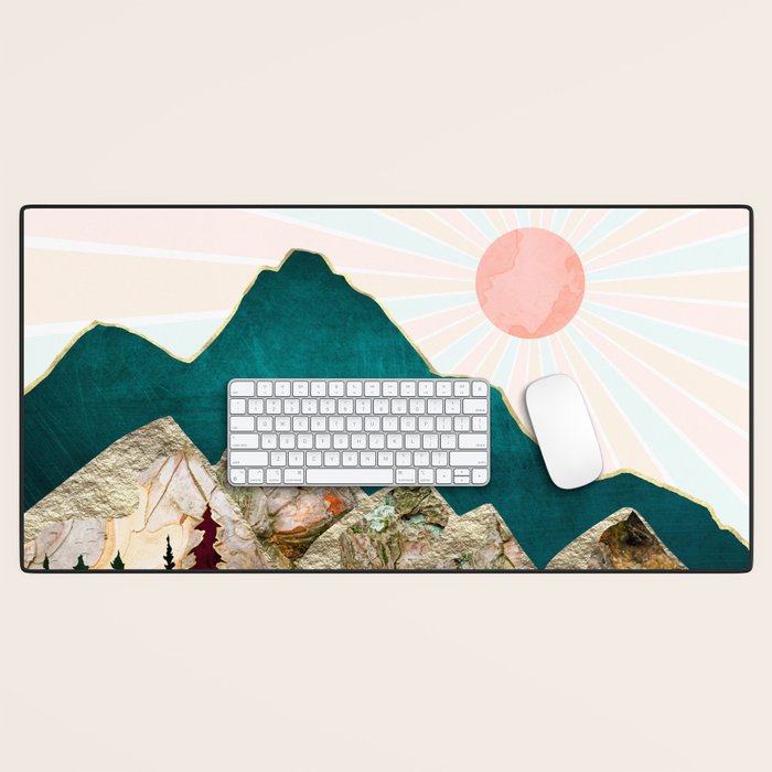 Retro Autumn Vista II Desk Mat Gallery Image 1