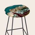 Retro Autumn Vista II Stool Gallery Image 2