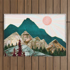 Retro Autumn Vista II Outdoor Rug Gallery Image 1