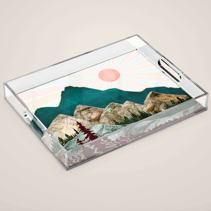 Retro Autumn Vista II Acrylic Tray Gallery Image 1