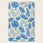 Abstract blue nature leaf art pattern Cutting Board Gallery Image 1