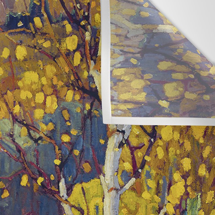 Franklin Carmichael Canadian artist Art Nouveau Post-Impressionism October Gold Wall Tapestry Gallery Image 3