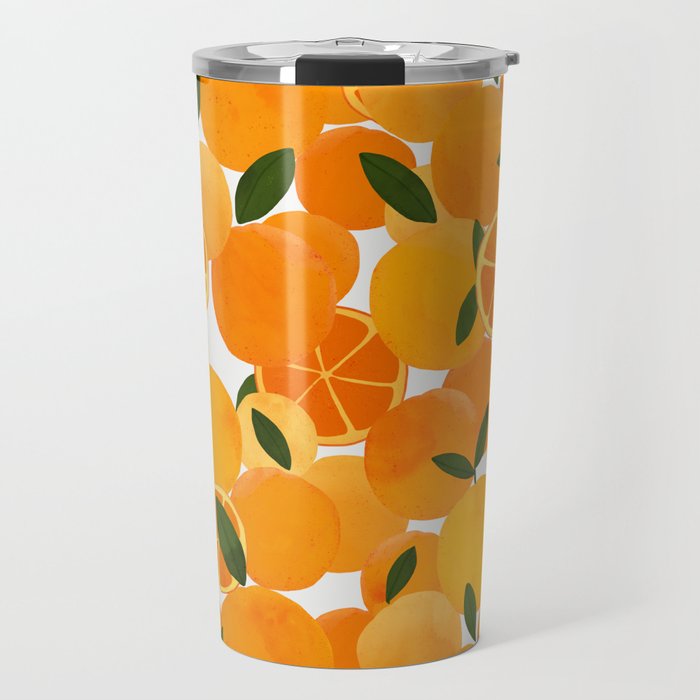 mediterranean oranges still life  Travel Mug Gallery Image 1