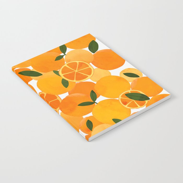 mediterranean oranges still life  Notebook Gallery Image 2
