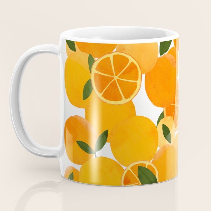 mediterranean oranges still life  Coffee Mug Gallery Image 3