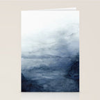 Indigo Abstract Painting | No.2 Stationery Card Gallery Image 2