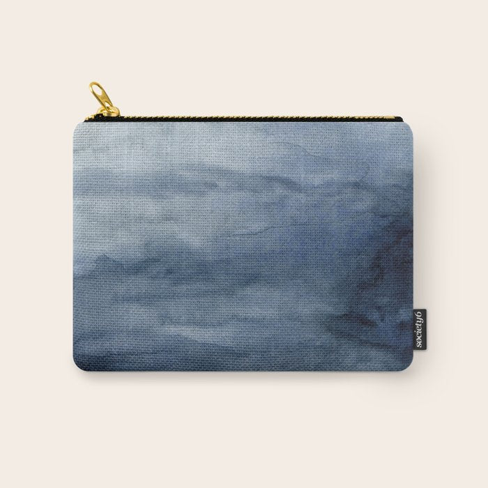 Indigo Abstract Painting | No.2 Carry All Pouch Gallery Image 1
