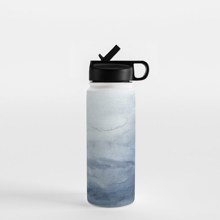 Indigo Abstract Painting | No.2 Water Bottle Gallery Image 1