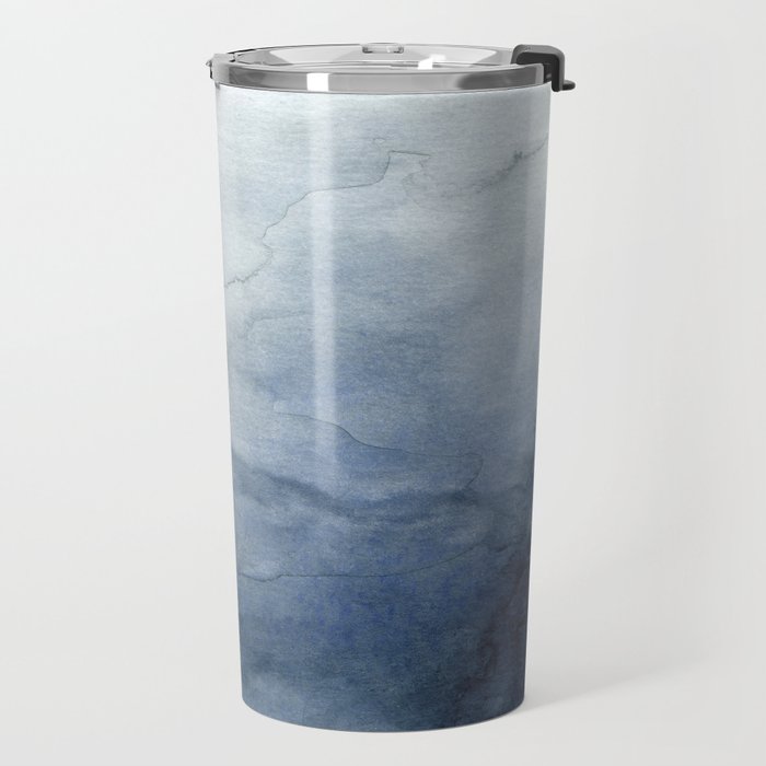 Indigo Abstract Painting | No.2 Travel Mug Gallery Image 2