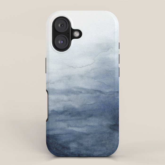Indigo Abstract Painting | No.2 iPhone Case Gallery Image 1