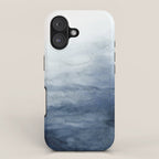 Indigo Abstract Painting | No.2 iPhone Case Gallery Image 1