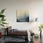 Indigo Abstract Painting | No.2 Wood Wall Art Gallery Image 2