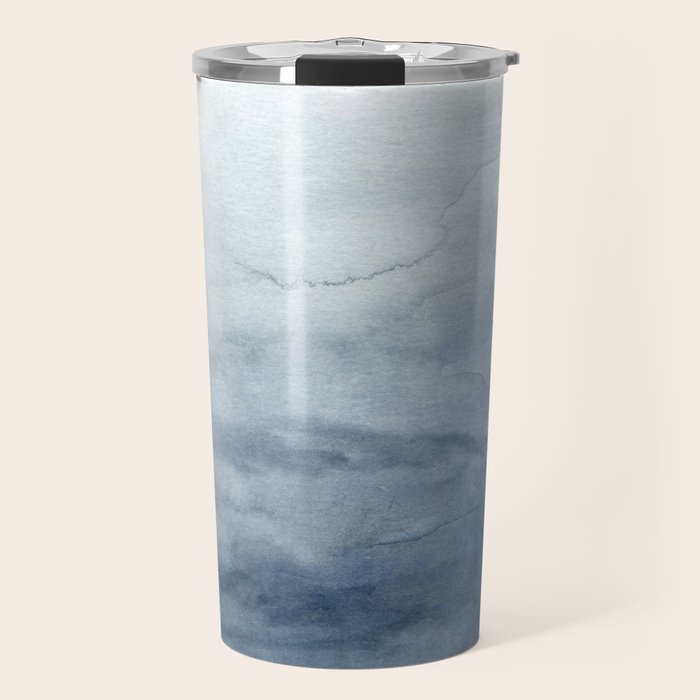 Indigo Abstract Painting | No.2 Travel Mug Gallery Image 1