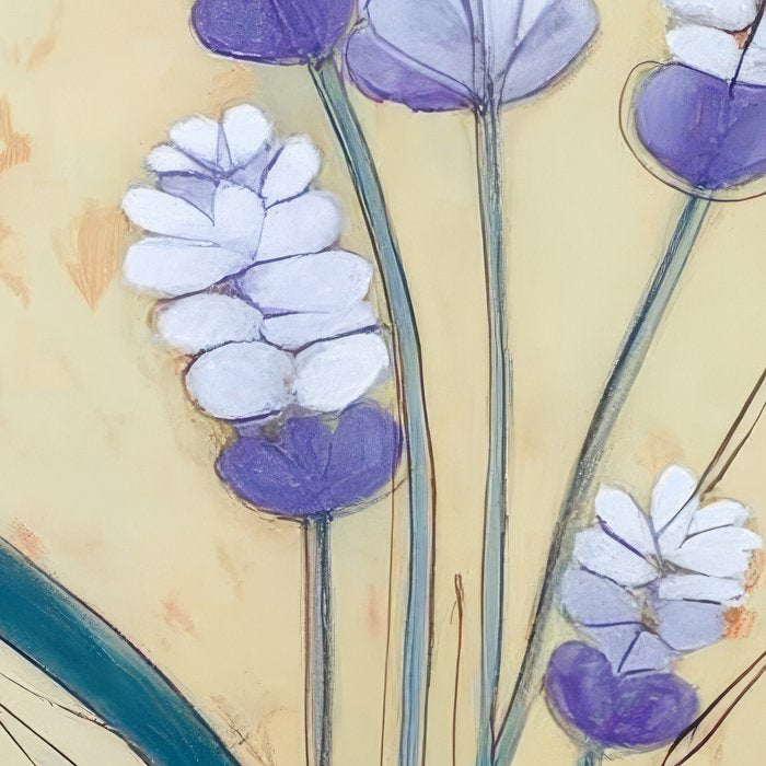 Minimal Lavender Floral Art Coffee Mug Gallery Image 2