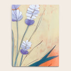 Minimal Lavender Floral Art Notebook Gallery Image 4